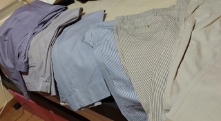 Pantalones de pionpas de romería en liquidación
