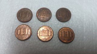 moneda 1 céntimo euro Italia 2002