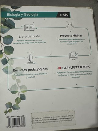 Biologia y geologia, 1o Secundaria