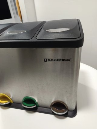 Cubo de basura reciclaje Songmics