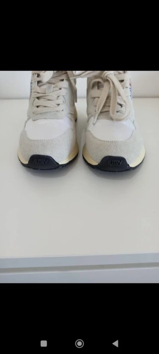 Zapatillas Autry Mujer Talla 38 Gris/Blanco