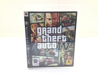 grand theft auto iv ps3