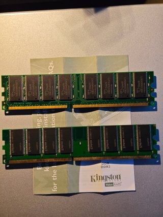 2x 512MB DDR400 Kingston RAM
