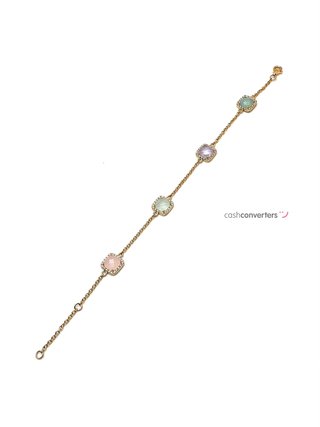 pulsera oro 18k con nacar