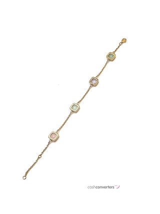 pulsera oro 18k con nacar