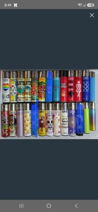 Lote de mecheros Clipper