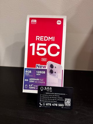 Redmi 15C 5G 128GB/8RAM Precintado