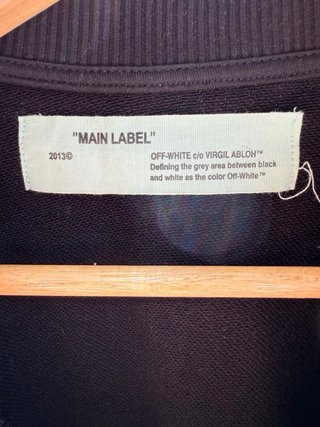 Felpa Off-White Nera