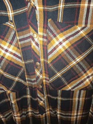 Camisa Stradivarius cuadros M