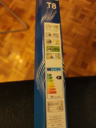 Tubo LED Garza T8 18W 1600lm Luz Fría