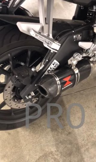 Escape Black Widow YAMAHA MT 125