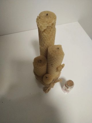Velas de miel artesanales