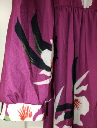 Vestido largo estampado floral