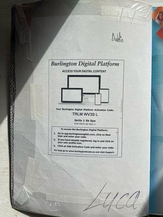 LIBRO DE INGLES BURLINGTON SKILLS 1 BACH STS 2023