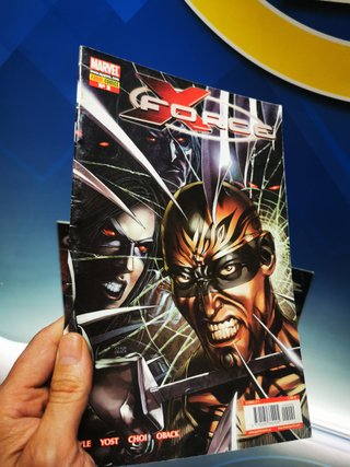 cómics, X-FORCE nº2, 8 y 9  Grapas, marvel