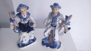 Figuras antiguas de porcelana