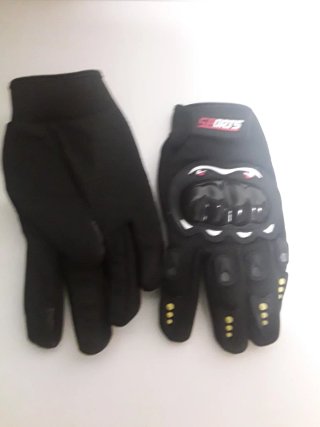 Guantes Moto/Bici Deportivos Negros