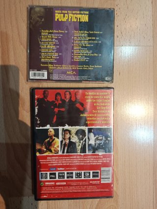 Pulp Fiction DVD + CD Banda Sonora