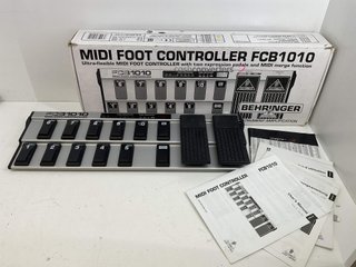 multiefectos guitarra behringer fcb 1010