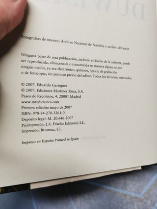 Libro, LA DAMA DE DUWISIB, EDUARDO GARRIGUES