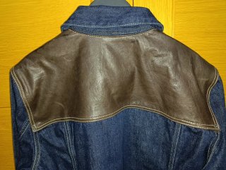 Cazadora Zara Denim y Piel Talla L