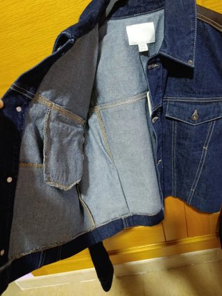 Cazadora Zara Denim y Piel Talla L