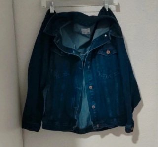 Cazadora vaquera mujer azul
