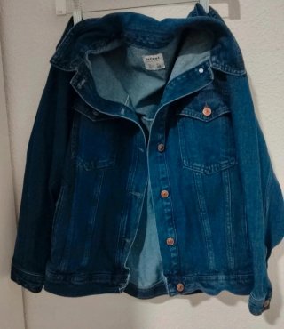 Cazadora vaquera mujer azul