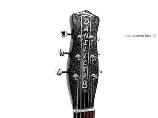 guitarra electrica danelectro blackout 59 black metalflake
