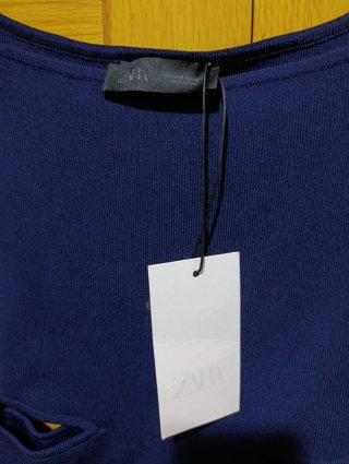 Jersey Zara T.M con aberturas