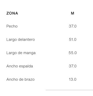 Jersey Zara T.M con aberturas