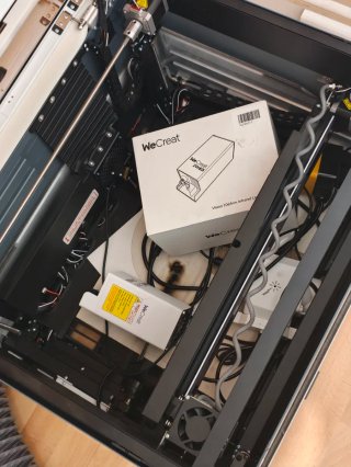 Cortadora Láser WeCreat Fusion 20W + Módulo IR