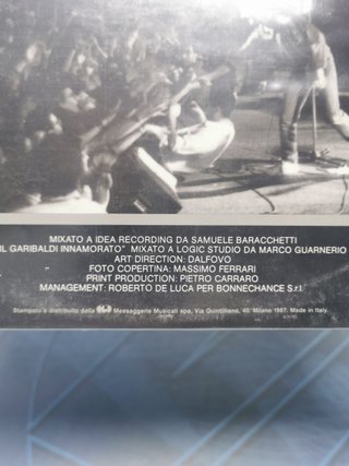 Disco, LP, vinilo, Sergio Caputo – Ne Approfitto Per Fare Un Po' Di Musica LIVE, 1987