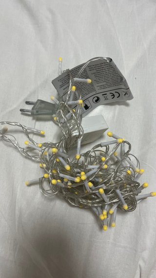 Luces LED con enchufe