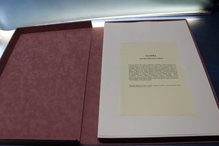 Libro de artista: Semblanzas de Don Quijote _ Zaafra (David González López).