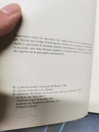 LIBRO, G. FATÁS y G.M. BORRÁS ,Diccionario de TÉRMiNOs de ARTE
