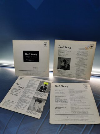 4 discos eps, 7"-PAUL YOUNG, buen estado