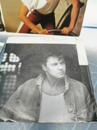 4 discos eps, 7"-PAUL YOUNG, buen estado