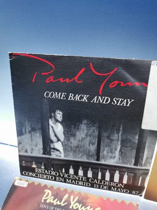 4 discos eps, 7"-PAUL YOUNG, buen estado