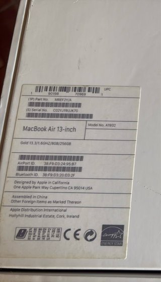 MacBook Air 13 Intel Core i5