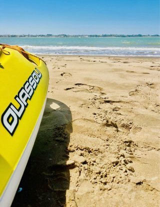 kayak bic Ouassou + sillón+remo + tambucho + carro
