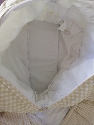 Pasito a Pasito Saco Cuadros Vichy Beige clarito