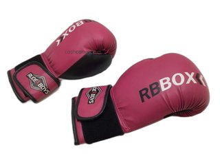 guantes  rb box rosa