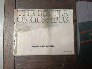 The Battle of Olympus 🇪🇸 PAL Esp Nintendo NES