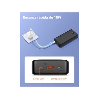 Baseus Power Bank 20.000mAh carga rápida