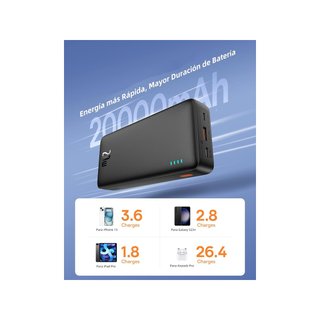 Baseus Power Bank 20.000mAh carga rápida