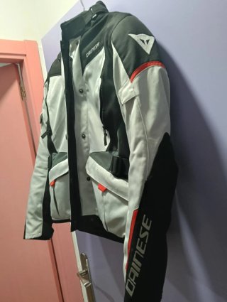 Chaqueta Moto Mujer Dainese Gris/Negra