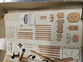 maqueta vintage H.M.S. Bounty,  spain- H.M.S. BOUNTY - R-408 - CONSTRUCTO SAN LUIS MINORCA SPAIN - AÑOS 70