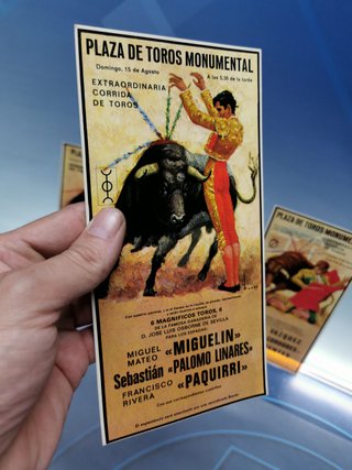 4 postales Taurinas, ediciones Savir