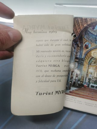 TURIST MYRGA - FICHAS, postales, hoy termina 1969